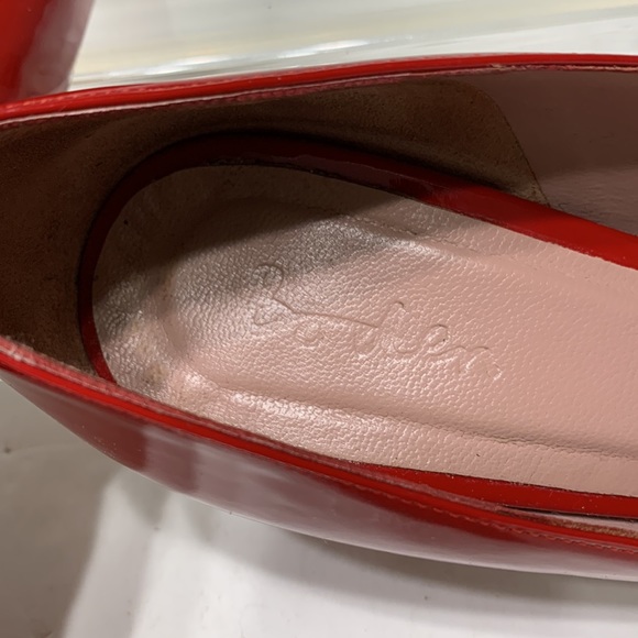 Red patent Mary Jane heels BODEN - Picture 14 of 14